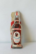 Eventail publicitaire Rhum NEGRITA en forme de bouteille