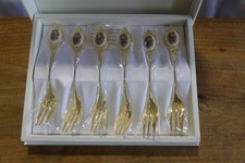 Royal Albert Old Country Roses Boxed Cake Forks x6