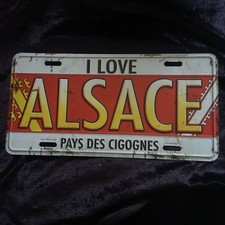 plaque métal décorative I