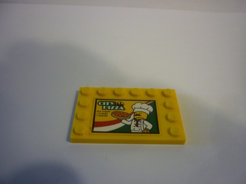 Lego city pizza - lego, camion