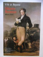 GOYA Affiche originale Portrait Don Francesco Borja Romantisme Bayonne Bonnat