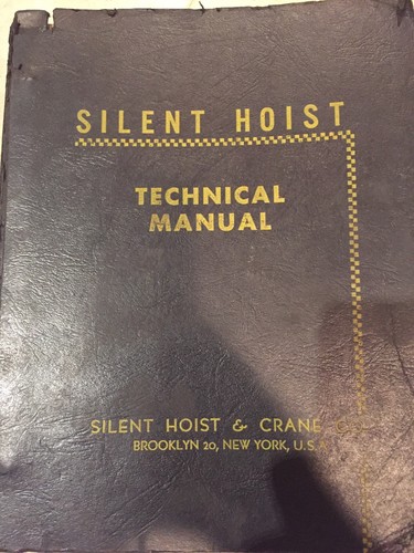 Silent hoist cdh crane manual - silent,