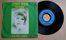 LENNY KUHR : Vivre / Pas une larme 7" 45T 1973 Mono PHILIPS 6009288 état VG+