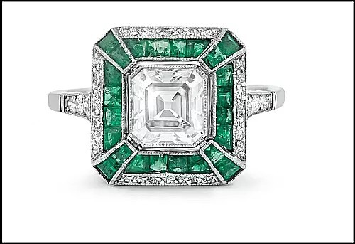 Bague fiançailles ancienne - fiançailles,