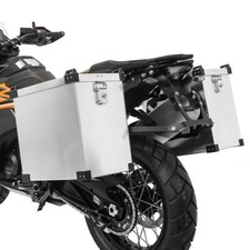 Valises laterales aluminium NB 40L pour Husqvarna 701 Enduro + kit