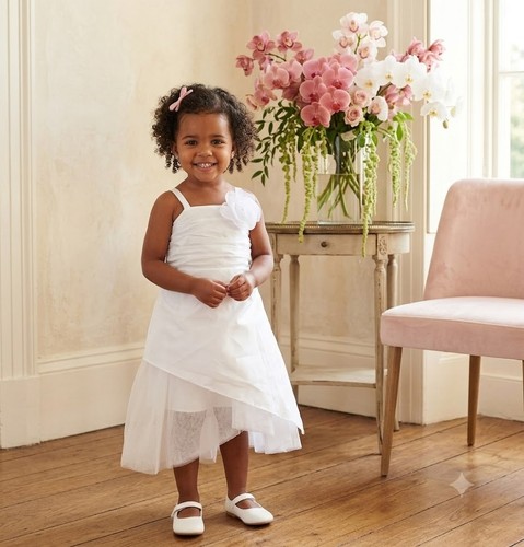 Robe fille blanche - fille, ceremonie