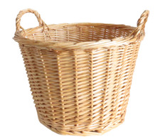 CORBEILLE EN OSIER VINTAGE