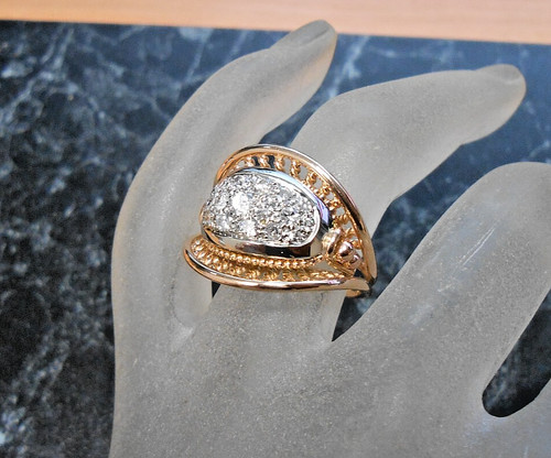 Bague ancienne jaune - or, 18k