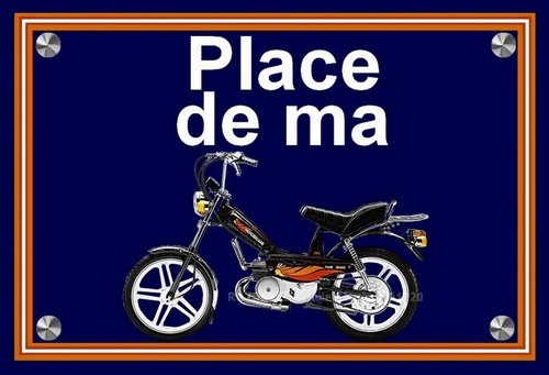 Plaque place de ma - de,