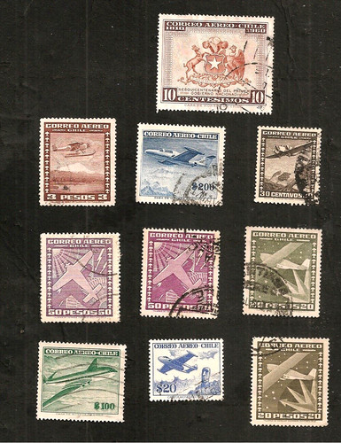 Chili chile lot timbres - lot, de