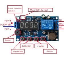 DC 5V Real time Delay Timer Relay Module Switch Control Clock Synchronization