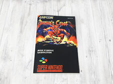 Notice SNES / Booklet : Demon's Crest [FAH]