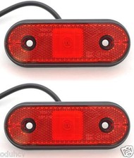 2x 12V 24V Rouge Contour