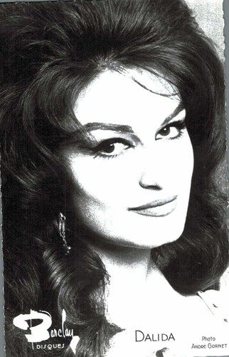 Dalida carte postale - dalida,