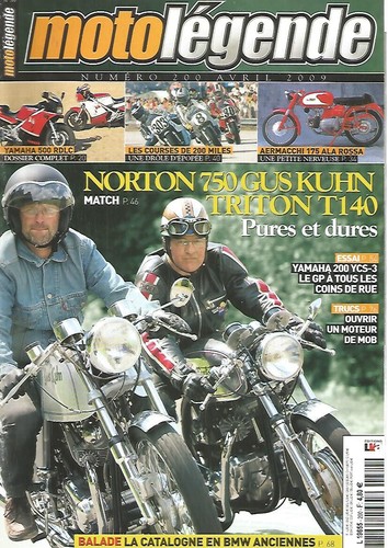 Moto legende 200 norton - legende, 750