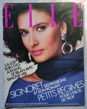 French Magazine Elle Jan.1985