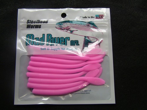 Mad river steelhead worms - river,