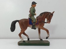 ELASTOLIN Hausser cavalier petit soldat militaire jouet ancien suisse ? RARE