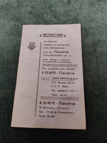 Flandria cyclomoteurs moteurs - cyclomoteurs,