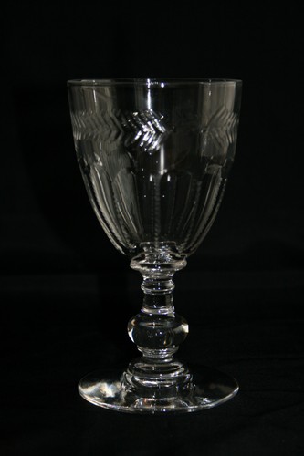 Grand verre table ancien - de,