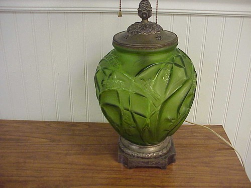 Lalique france green - lalique, glass