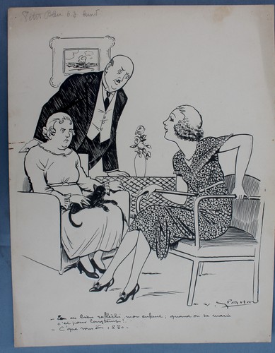 Victor spahn dessin original - victor,