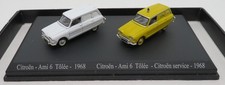 COFFRET ATLAS DUO 2 METAL UH CITROEN AMI 6 TOLEE BREAK 1968 + SERVICE HO 1/87