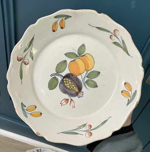 Ancienne assiette faience - assiette,