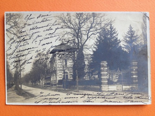 Carte photo 1903 cachet paris - carte,