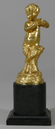 Statuette bronze doré - statuette, en
