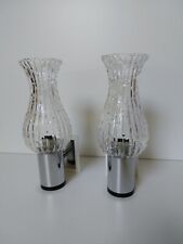 2 APPLIQUE VINTAGE CHROMÉ