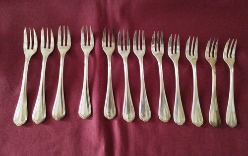 Fourchettes gâteaux en - 12,