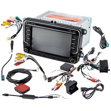 Autoradio 2Din Android 10 GPS DAB+ for VW Passat B6 B7 Golf 5 6 7" Écran 2+32GB