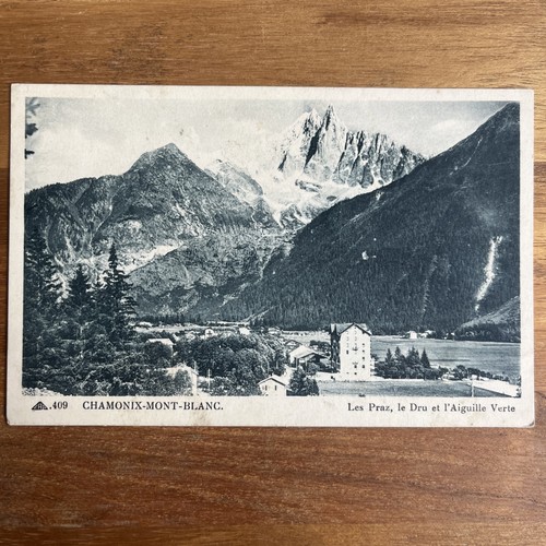 Cpa chamonix mont - mont, blanc
