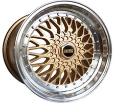 4x JANTES BBS Sport POUR BMW en 18'' 8x18 9,5x18 GOLD OR