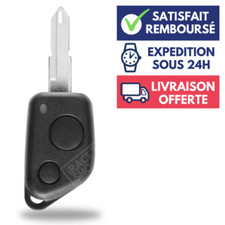 Coque Clé 2 Boutons Boitier pour Plip Télécommande PEUGEOT 106 205 206 306 405