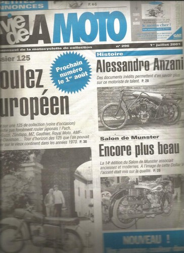Vie moto n 296 - vie, de