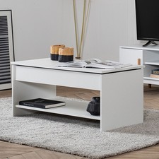 Table basse avec plateau