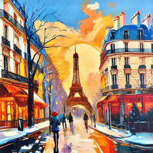 Tableau encadré peinture - , à
