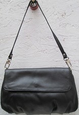 -Authentique  petit sac à main  PATRICK BLANC  cuir TBEG   vintage bag 