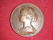 Médaille ancienne bronze SOCIETE ENCOURAGEMENT AGRICULTURE par ALPHEE DUBOIS