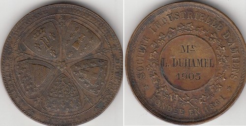 Médaille bronze société - médaille,
