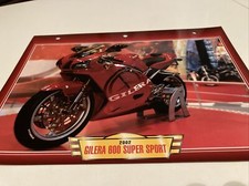 Gilera 600 super sport 2002 fiche carte moto passion collection Atlas