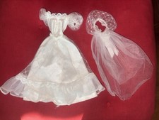 Robe Mariée Poupée Barbie Années 80