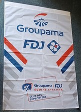 Cyclisme - Grand DRAPEAU supporter équipe 2022 GROUPAMA FDJ Tour de France