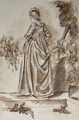 Jeune fille vue dos - jeune, de