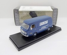 GC2603 RIO / 4303 FIAT 238 FOURGON ASSISTANCE VACANCES 1970 BLEU 1/43