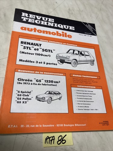Renault gtl 1100cc - tl,