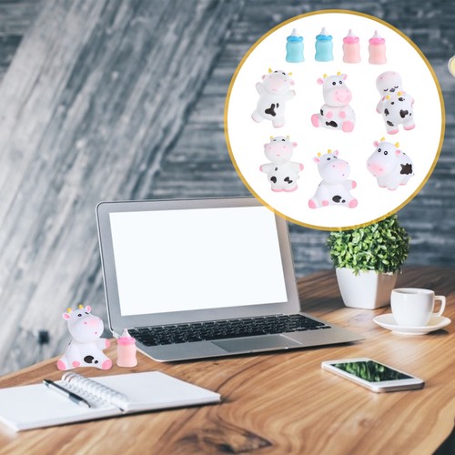 Pcs petites figurines vache - petites,