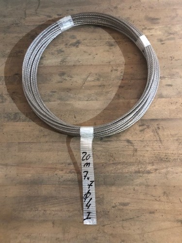 Câble inox 4mm - 20,